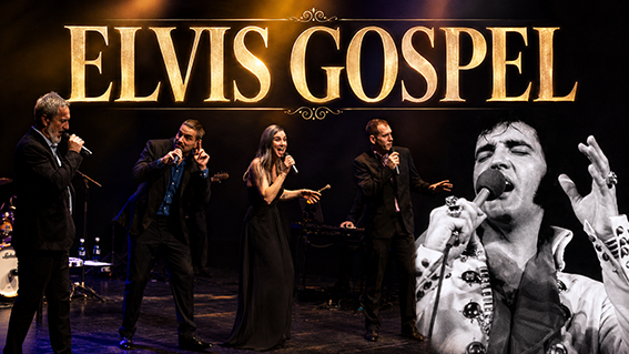 Goiko Gela interpretando el repertorio góspel de Elvis Presley en directo
