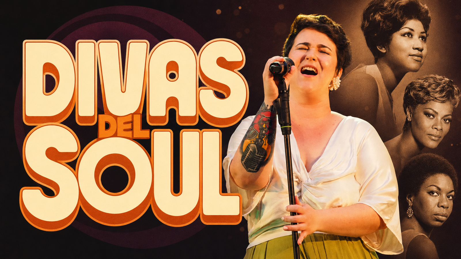 Evening Prayer Trío y Lidia Insausti interpretando Divas del Soul en directo en Euskadi