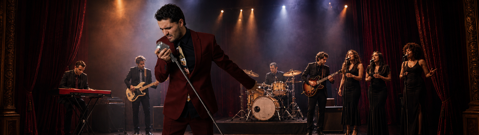 A.Z. Kalahad y su banda actuando en directo